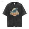 Dinoco Oil 1930 Vintage Womens T Shirt Long or Short Sleeves Vintage Washed Homme Soft Stylish Slightly Streetwear Fashion