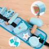 Realistic Toddler Barber Set: Wooden Hairdressing Tools with Waist Pack
