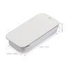 POPETPOP 16-piece Silver Matte Metal Can Push Lid Candy Small Snack Case Portable Multipurpose Storage Box Ideal Balms Daily Medication Tablets.