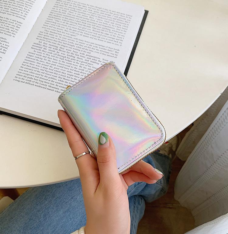 Card bag Large capacity Multi-card position Driving certificate jacket Men's and women's laser gold and silver integrated exquisite high-end compact