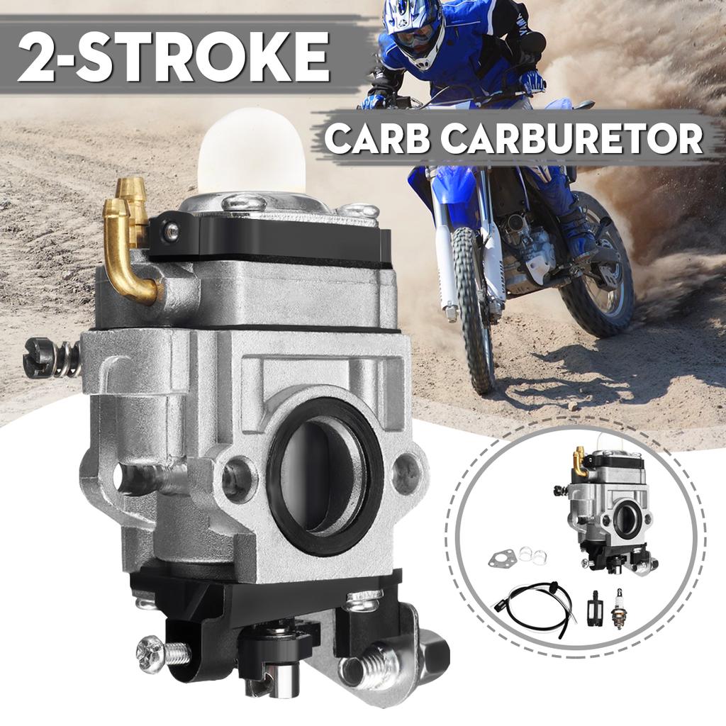 Buy 15Mm Carb Carburetor For 43Cc 47Cc 49Cc 2-Stroke Engine Scooter ...