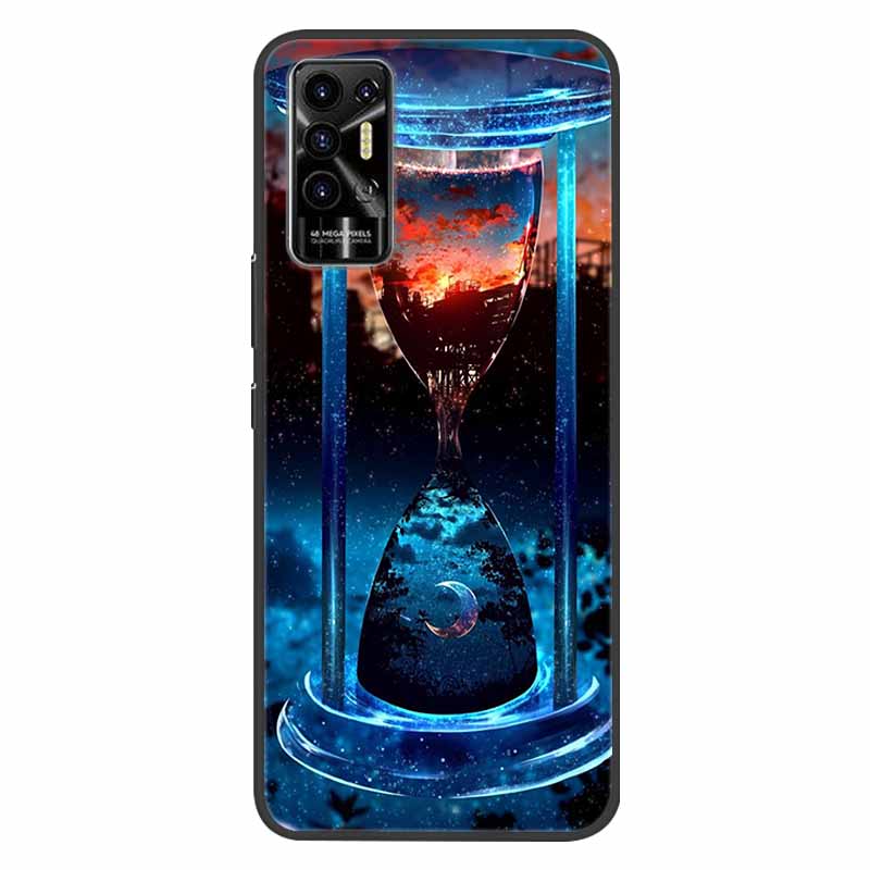For Tecno Pova 2 Case Pova2 Shockproof Soft silicone TPU Back Cover For Tecno Pova 2 Phone Cases Pova2 2021 Case Cute Cartoon