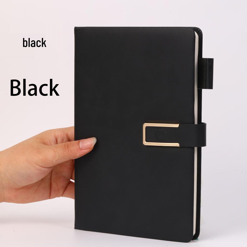 Caiet A5 din Piele Extra Gros cu Cataramă - Ideal pentru Studenți și Afaceri, Design Simplu de Jurnal