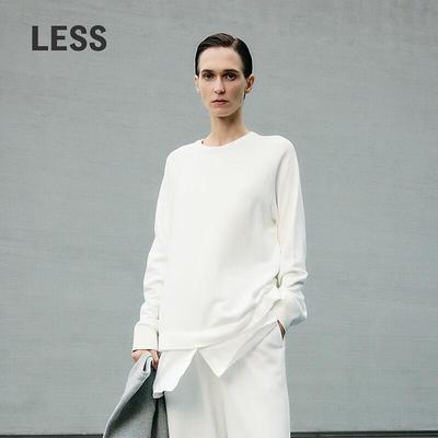 2024 Autumn Loose Fit Round Neck Pullover Sweatshirt