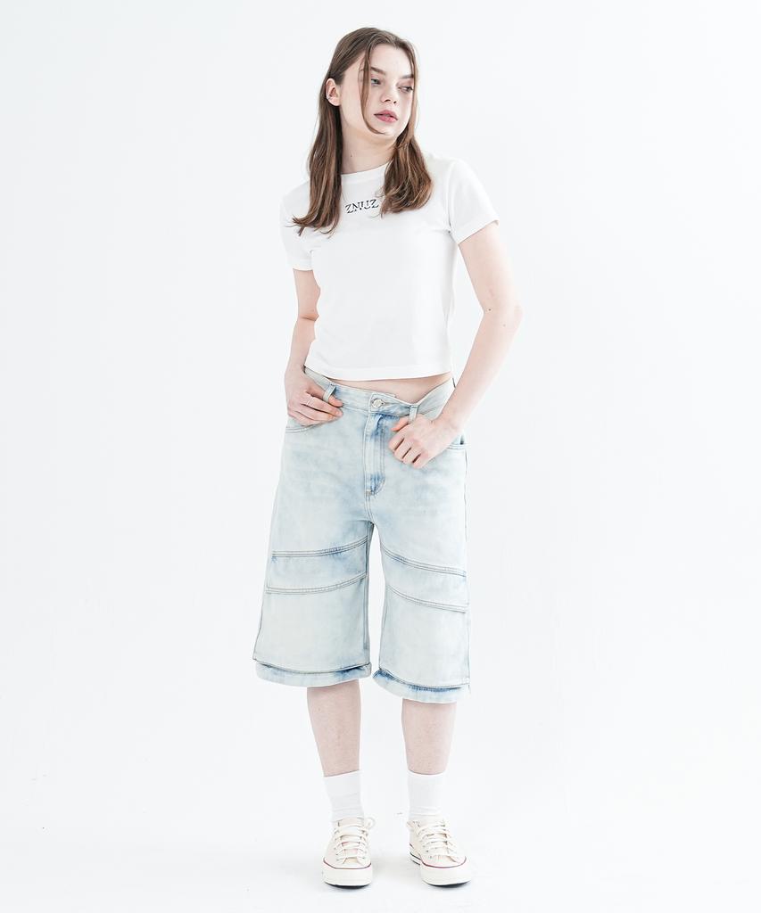 Jenyujeu Heritage Crop Top - White