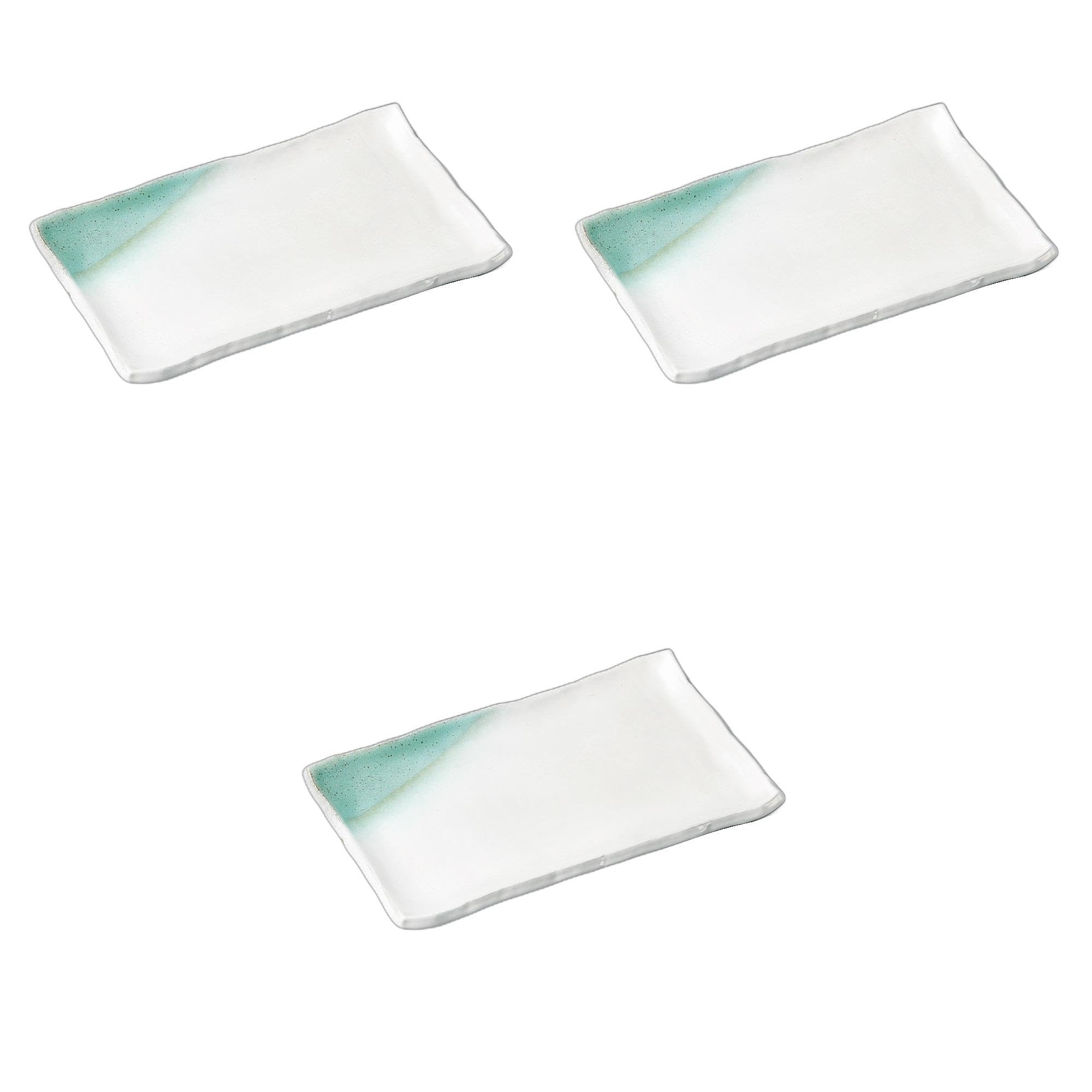 

Набор из 3 тарелок для якитори Kaizan x x Тарелки для якитори из усиленной керамики от Setomonohonpo (зеленый) 8.0 [23.3 14.3 1.7 см] зелёный