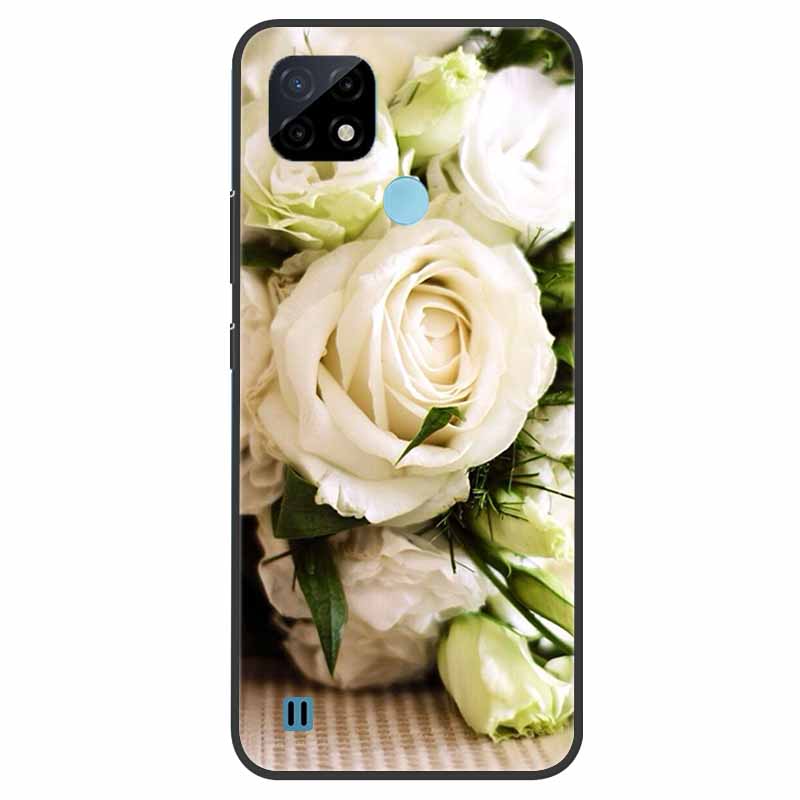 Pro Realme C21 Pouzdro Nárazuvzdorné Měkký silikon TPU Zadní kryt Pro Realme C31 C21Y C25S C25 Pouzdra na telefony Realme C21 C31 Roztomilý kreslený