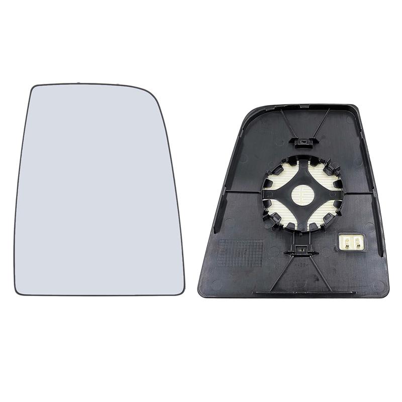 Rétroviseur chauffant de voiture, verre de rétroviseur latéral de porte avec plaque de support, pièces extérieures automobiles pour Ford Transit MK8