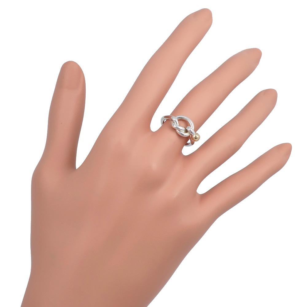 TIFFANY&Co. Liebesknotenring Silber925/K18 Gelbgold #4.5(US-Grösse) 2.9g Frauen Gebraucht