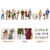 Set of 30 Scale Diorama Figures Painted for Railway Building and 143 (human Figures, Figures) Models, Models, Dioramas.