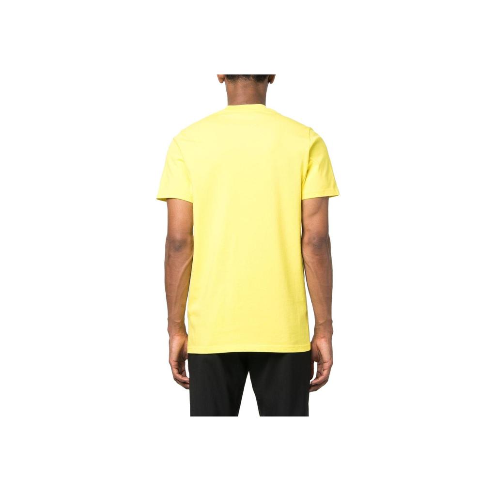 Moncler Logo Heart Pattern Crew Neck Pullover Short Sleeve T-Shirt Men T-Shirts I20918C000418390T140