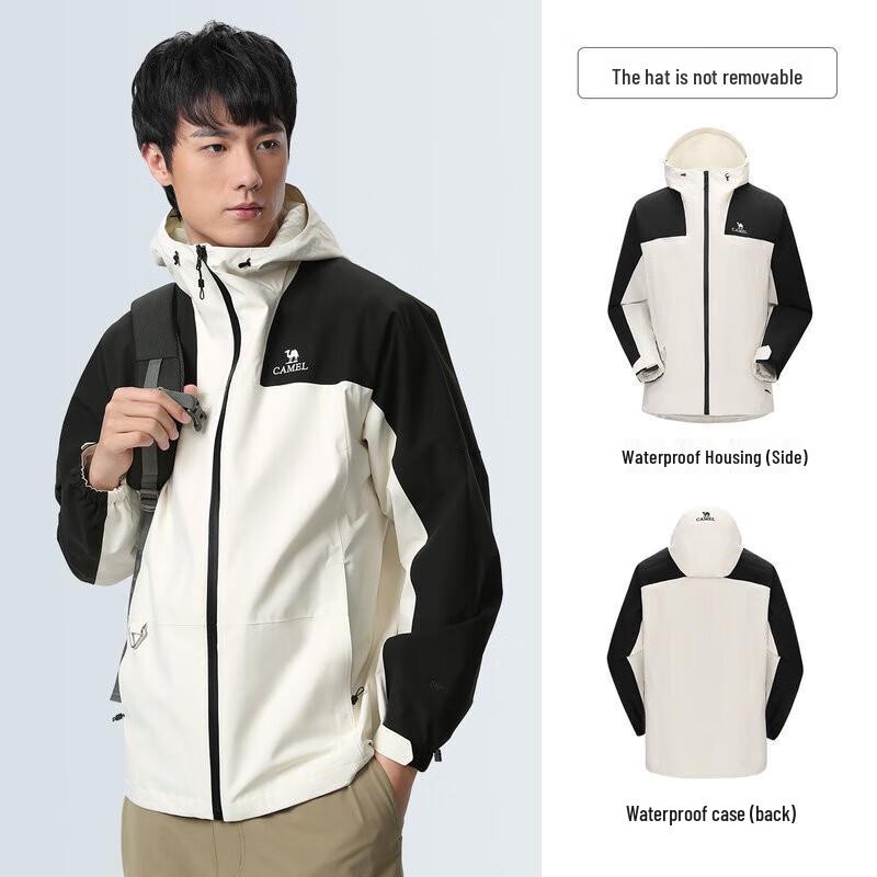 CAMEL JF8340 Men's Single-Layer Outdoor Windbreaker Jacket