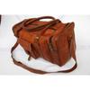 Gym Goat Leather Men Duffel Brown Travel Luggage Genuine Bag Vintage New Bag