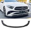 3 Parts Front Bumper Lip Spoiler Racing Look Enhanced   Seamless Fit for  -Class C257  -Line Facelift 2022+