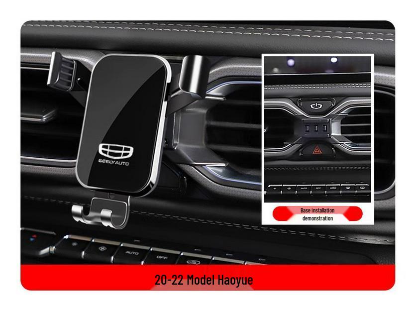 Compatible Phone Holder for Geely: Xingrui, ICON, Binrui, COOL, Binyue, Jiaji S, Xingyue L, Haoyue