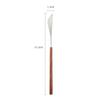 Vintage Rosewood Handle Steak Main Dinner Knife Fork Spoon Stainless Steel Tableware Hotel Light Luxury Dinnerware Set