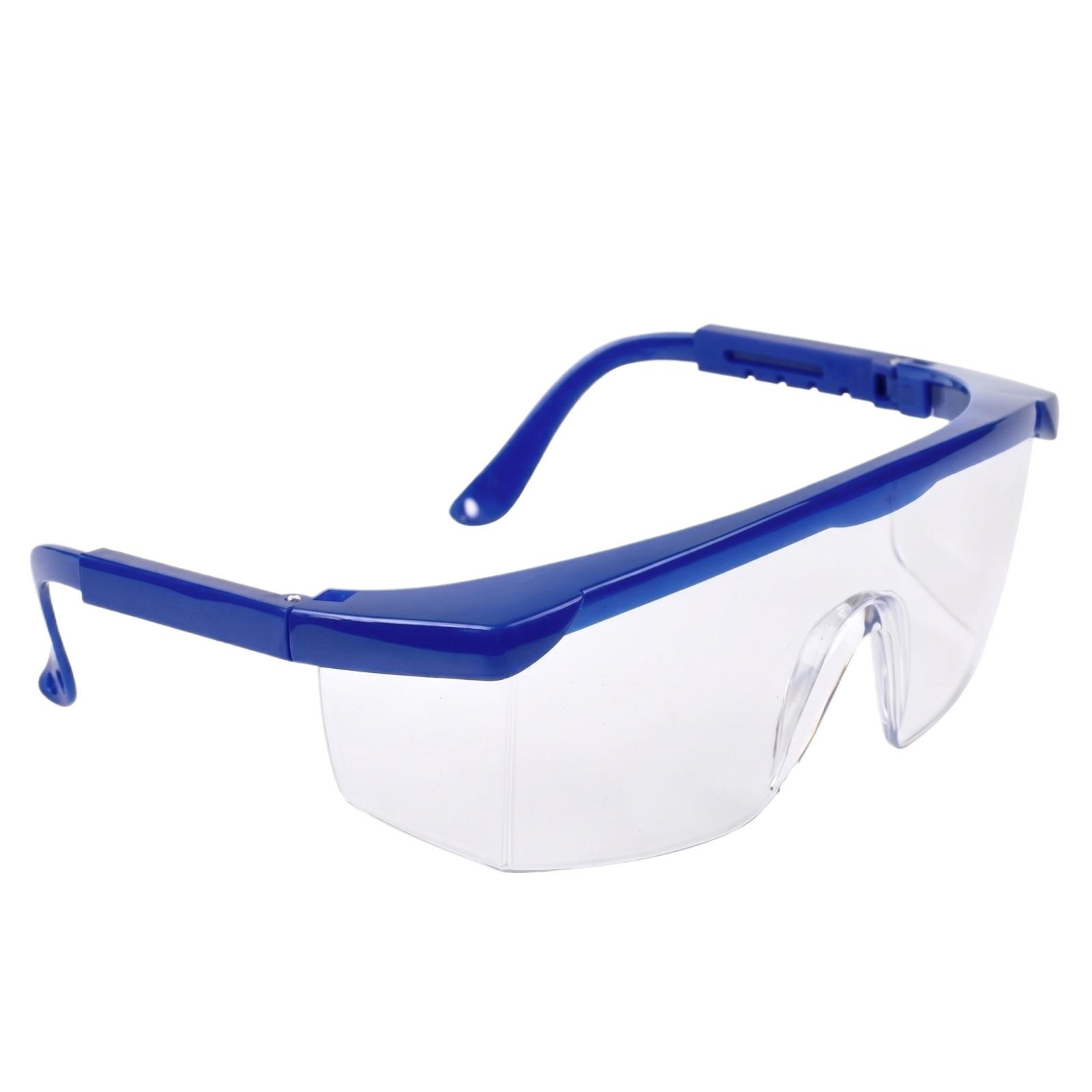 Protective Safety Glasses Anti Splash Dustproof Windproof Eye Protection Goggles for Industrial Laboratory Construction Use One Size
