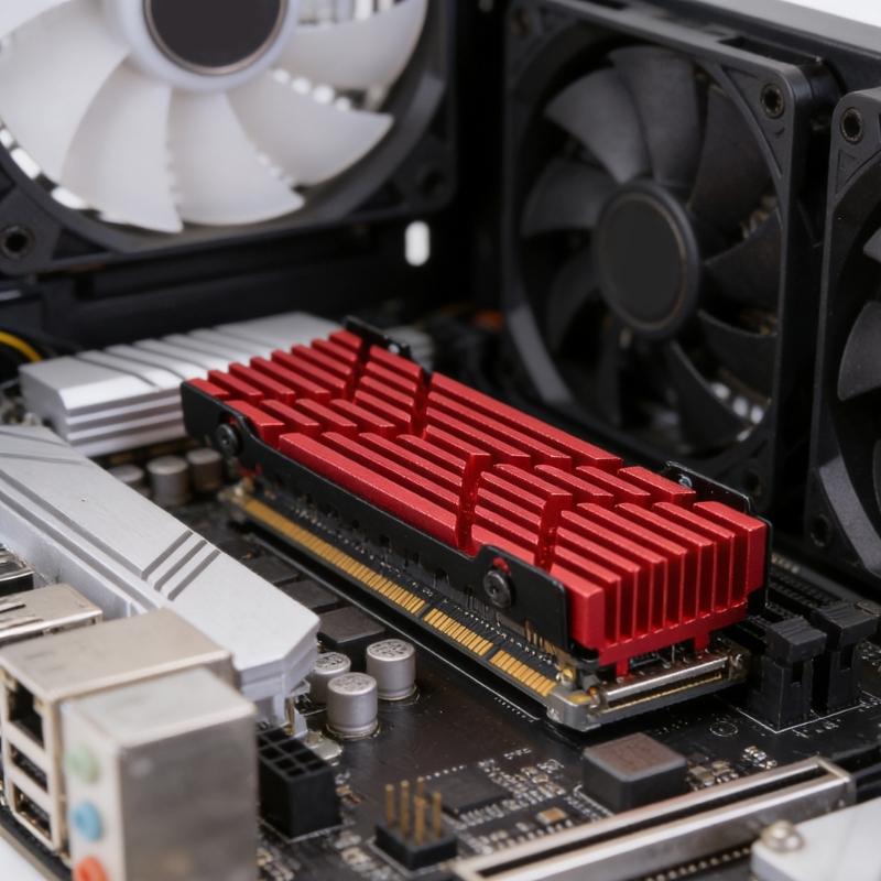 Thin M.2 2280 SSD Heatsink Featuring Multiple Heat Paths Enhances Cooling On PCIe4.0 Drive