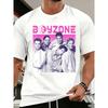 Nový styl Zábavné Tričko s potiskem kapely Boyzone Unisex Bílé Ležérní oblečení pro každodenní nošení Perfektní dárek pro milovníky hudby 100% Bavlna Módní A