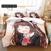 3d Printing anime Kawaii Girls Kizuna AI Bedding Set Single Twin Full Queen King Size Bed Set Adult Kid Bedroom Duvet cover Sets