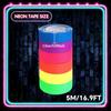 6 Colors Neon Gaffer Cloth Tape Set Fluorescent Rainbow UV Blacklight Tape for UV Parties And EventsPinstriping Tape 3