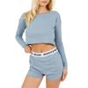 Womens/Ladies Weekend Mode Plain Loungewear Set