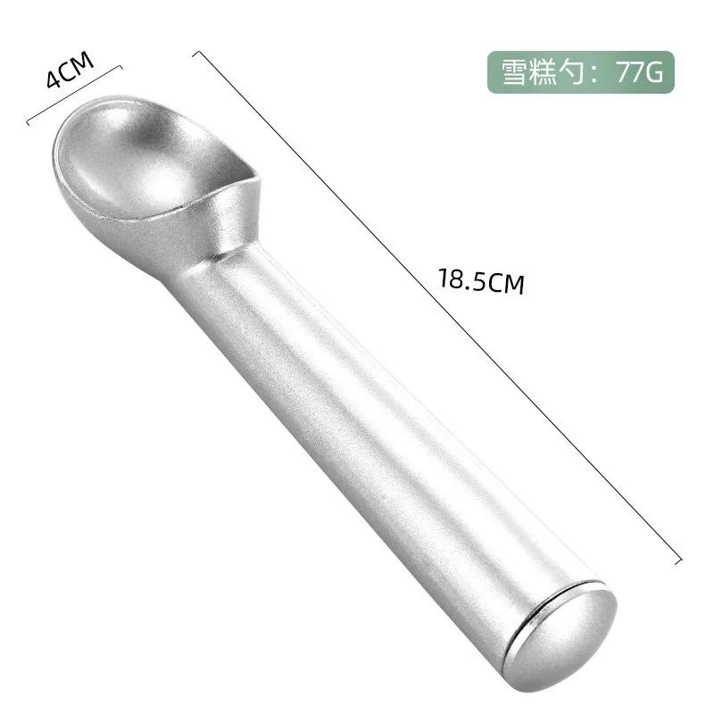Non-Stick Anti-Feeze Ice Cream Scoop with Unique Liquid Filled Heat Conductive Handle Simple One Piece Aluminum Easy To Dig