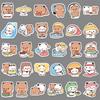 60 Pictures of One and Two Cloth Doodle Stickers Cartoon Cute Emoticon Pack Guka Decorative Mobile Phone Case Notebook Stickers