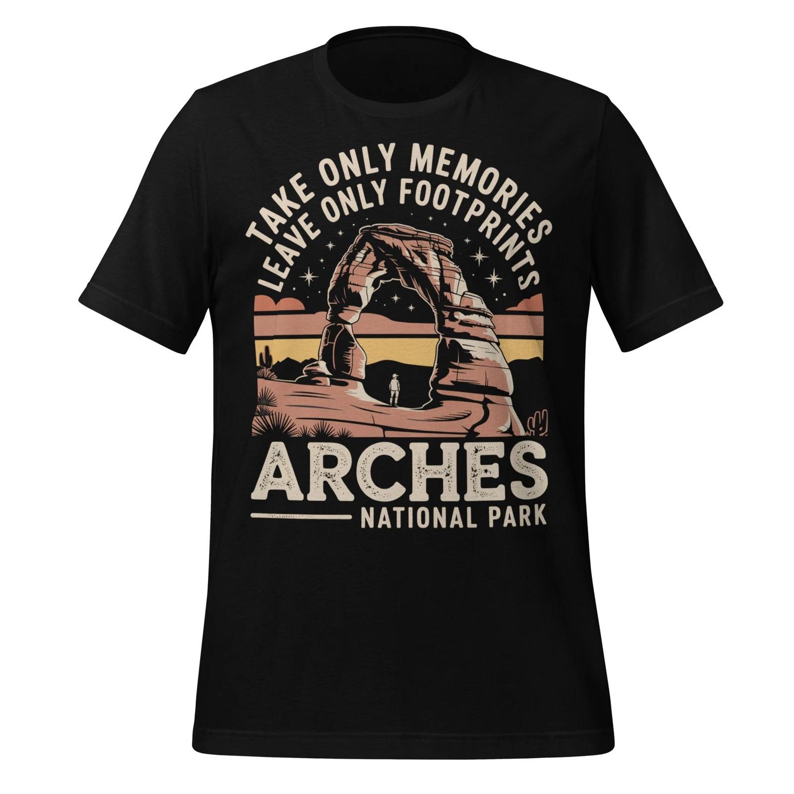 Arches National Park T-Shirt Desert Hiking Adventure Unisex Nature Graphic Tee 4XL