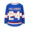 Shane Hollander #24 Hokejový dres Heated Rivalry Merch Montreal Metros Potisk Hokejové dresy Unisex Dlouhý rukáv Sportovní uniforma