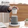 Taihu Stone Ceramic Tea Mug with Warmer