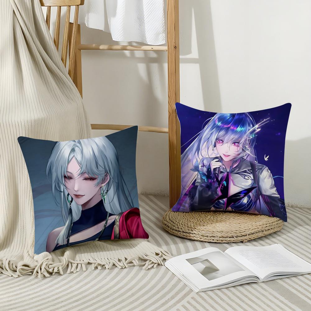 Game P-Path To Nowhere Cushion Cover Breathable Linen Pillowcase Summer Odorless Eco-Friendly Invisible Zipper Washable