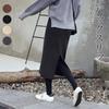 Womens Clothing Autumn and Winter Knitted Skirt Single Color Slit Ribbed Midi Skirt for Women