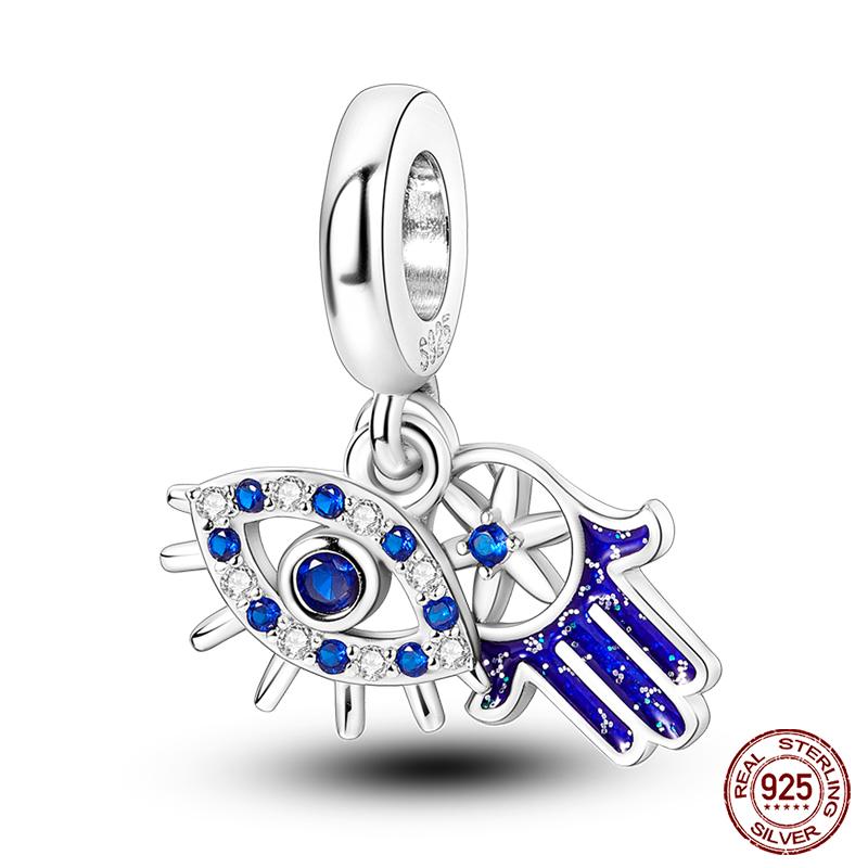 Fit Qikaola Original Bracelet Fashion Bee Astronaut Eiffel Tower Copper Charms Beads Fine Diy Birthday Jewelry For Women