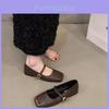 Maryjane Flat Shoes For Women With Rubber Sole And Slipon Design For Daily Wear