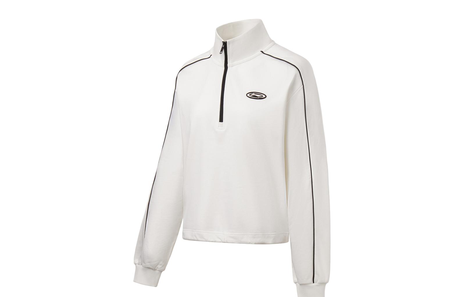 Li Ning Sweatshirt Women s Ivory AWDT564-5 M