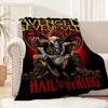 Blanket Flannel Warm Comfort Soft Avenged Sevenfold Plush Rock for Sofa Band Living Room Office Bedroom Travel