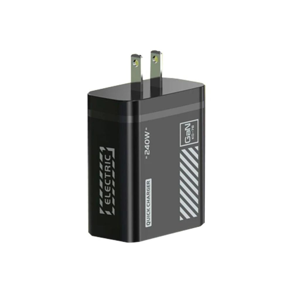 New USB A+C 240W Charger Plug Multi Port EU/US Phone Charger Adapter With Light PD QC3.0 USB C Charger for iPhone//Samsung