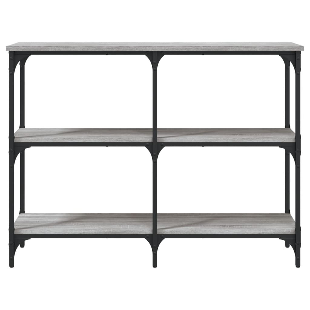 Console Table Grey Sonoma 100x29x75 cm Particleboard