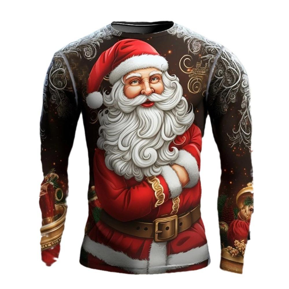 Women O Neck Long Sleeve 3d Print T Shirt