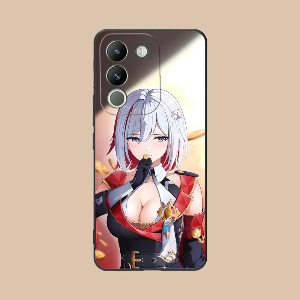 HSR Topaz Matte TPU Mobile Phone Case for VIVO Y77 76 75 74 73 72 58 56 55 51 50 38 36 Y19 Y18 Y03 Y01 5G Colorful Cover