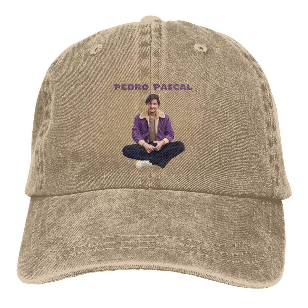 

Классическая бейсболка Pedro Pascal унисекс, потертые джинсовые головные уборы, кепки для активного отдыха, шляпа