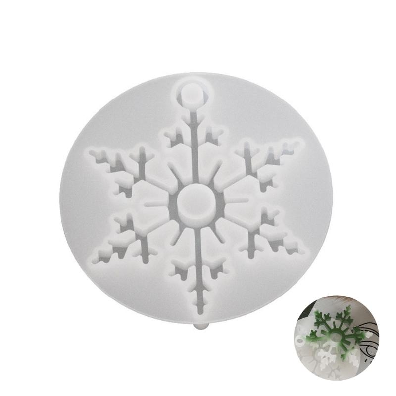 

Jewelry Epoxy Resin Silicone Snowflake Molds For Earrings Necklace Pendant Resin Casting Molds For DIY Craft Making