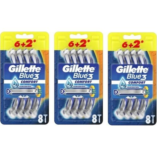 

Одноразовая бритва Gillette Blue3 Comfort 8 x 3