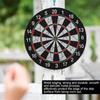 18in Doublefaced Flocking Dart Board Set Students Match Target Metal Pins Accessory