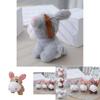 Charming Cartoon Plush Donkey Doll Keychain Custom Company Gift Fluffy Material 12cm