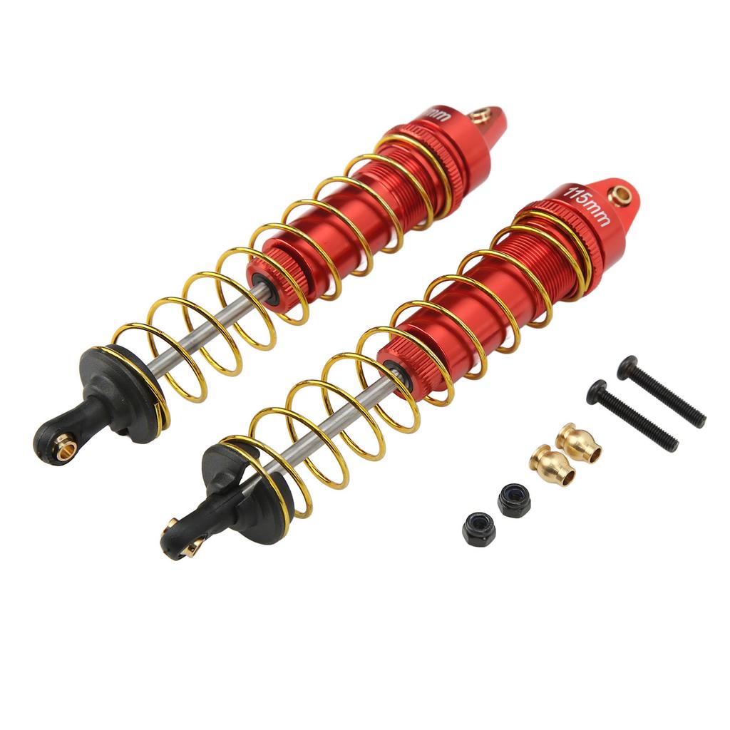 Amortyzatory RC Ciśnieniowe Regulowane Zestaw Amortyzatorów RC ze Sprężynami dla Axial SCX10 90046 AXI03007
