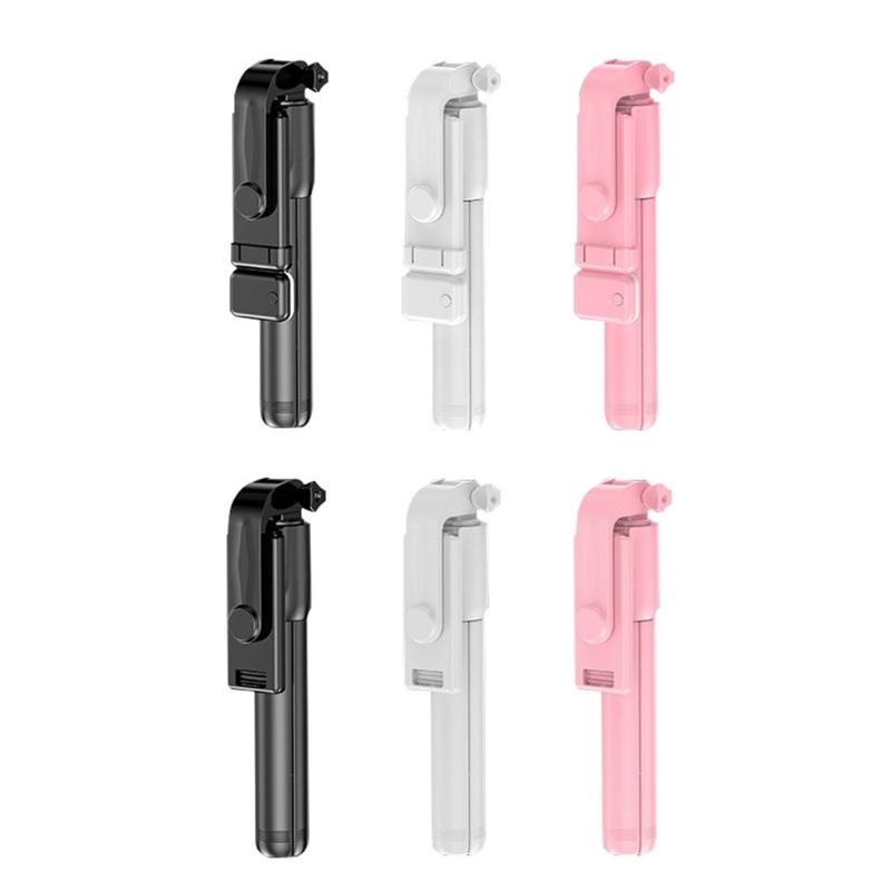 Bezdrátový selfie tyčový stativ se světlem Kompatibilní s Bluetooth Dálkové ovládaní Rozšiřitelný stativ pro nahrávání videa na telefonu