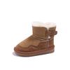 snow boots for girls  winter short boots for kids thickened warm casual cotton shoes