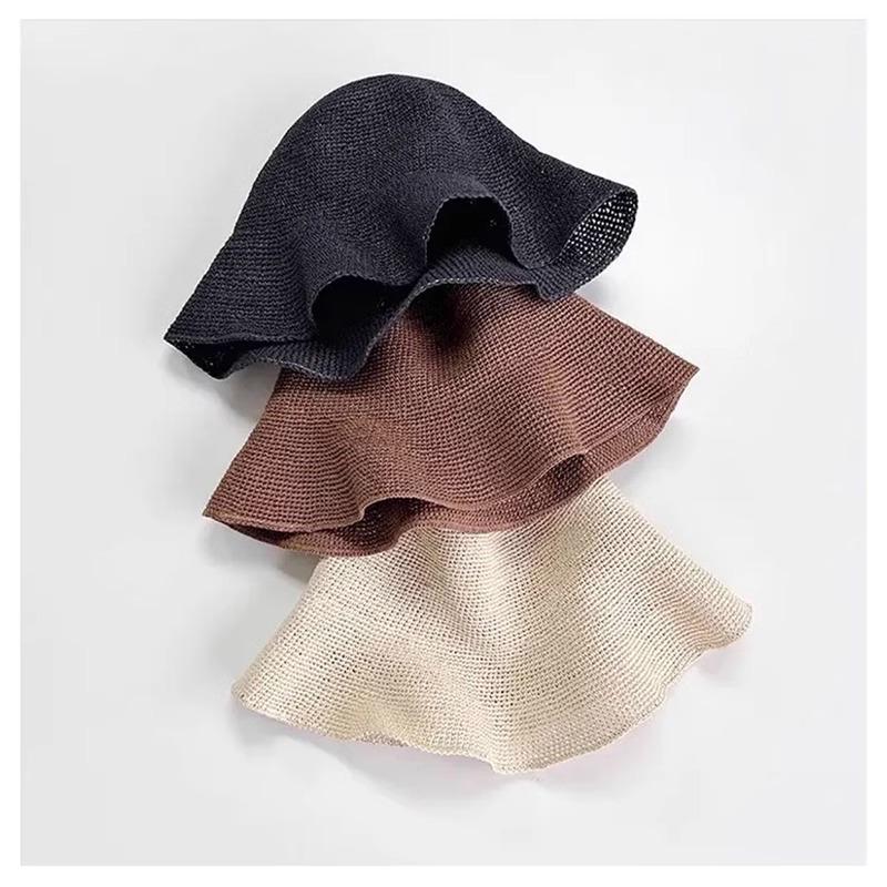 Summer Fine Straw Shading Versatile Face Small Eaves Sunscreen Hat Women